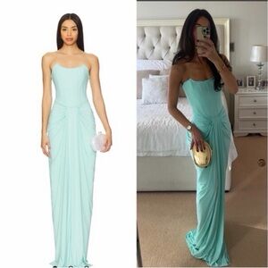 Deme by Gabriella Pearl Gown in Green